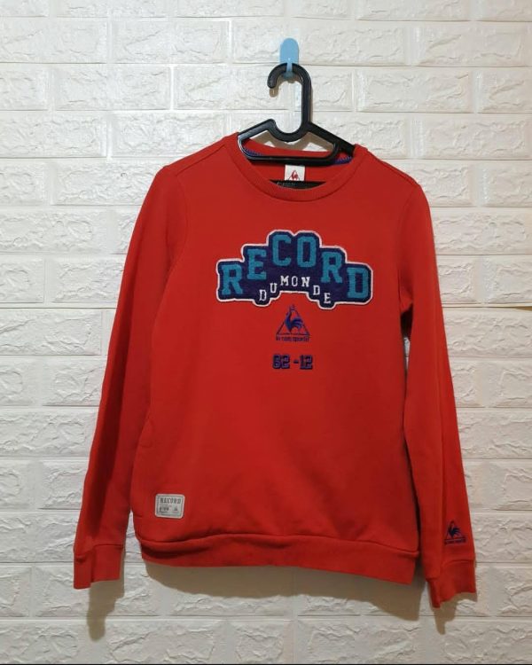 Crewneck merah Crewneck Lecooq Sportif